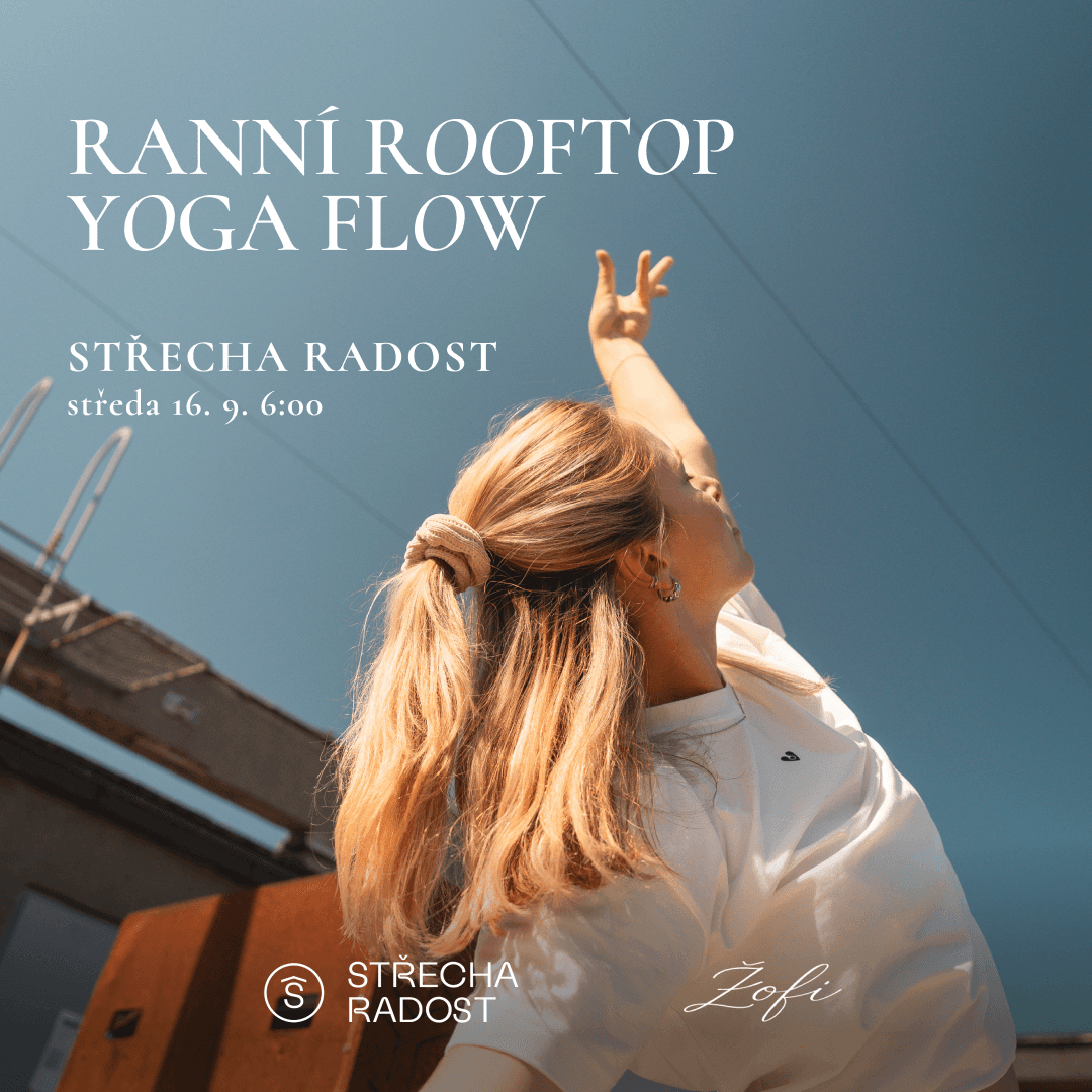 Sunrise rooftop yoga