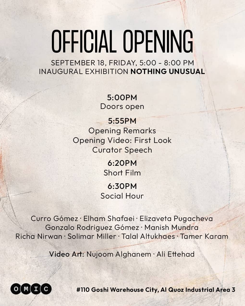 OMIC - Official Opening