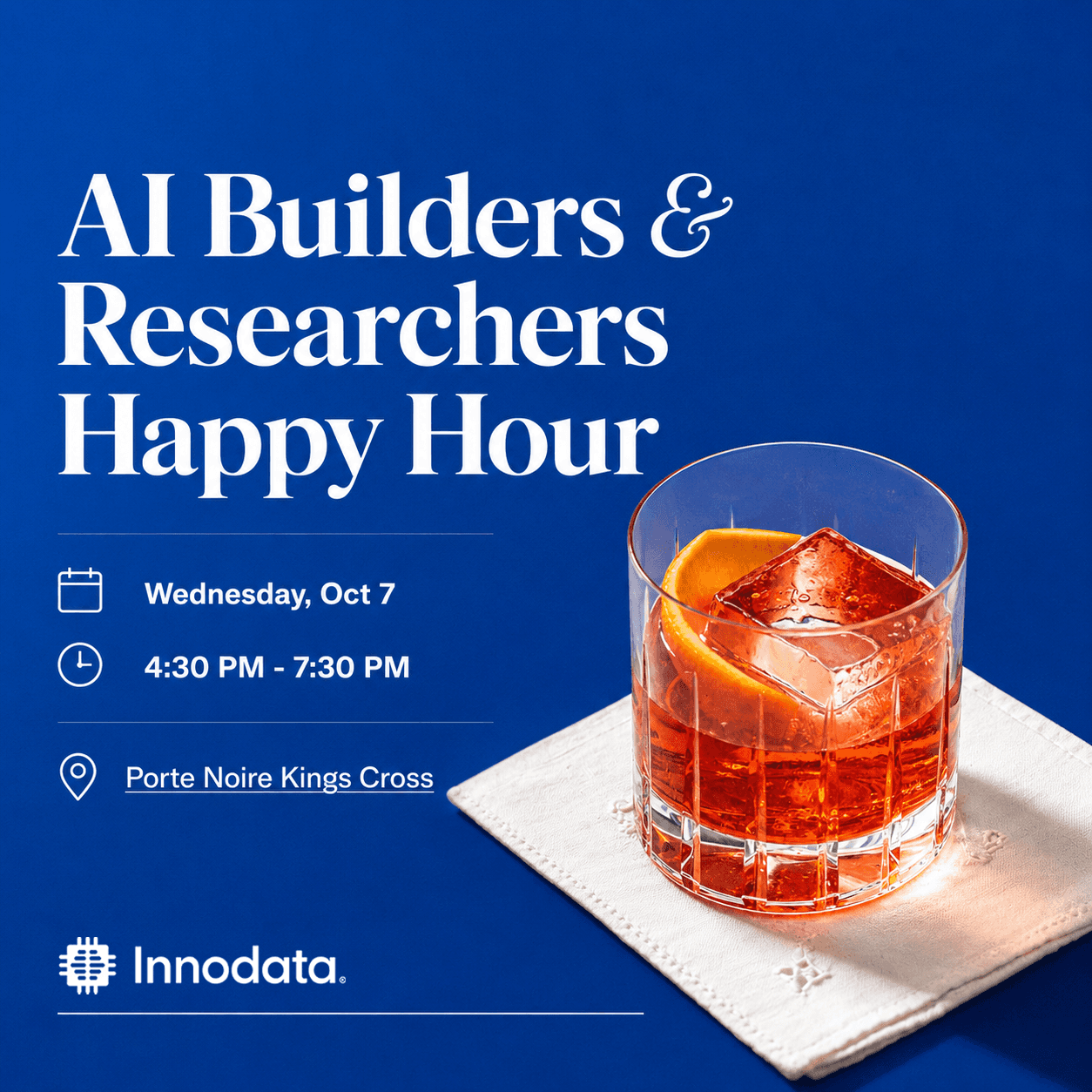 AI Builders & Researchers Happy Hour - Kings Cross, London