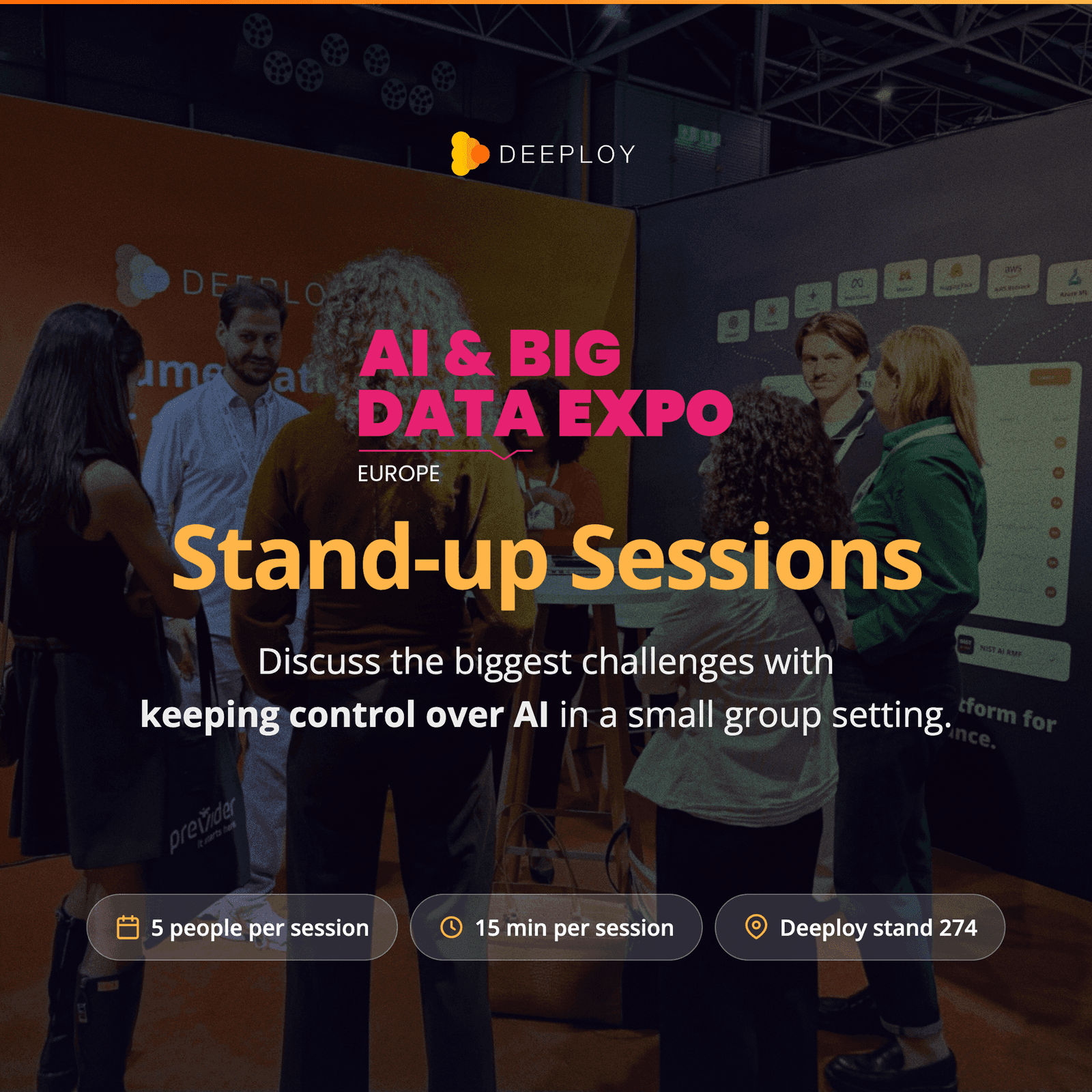 Stand-up Sessions @ AI & Big Data Expo Europe