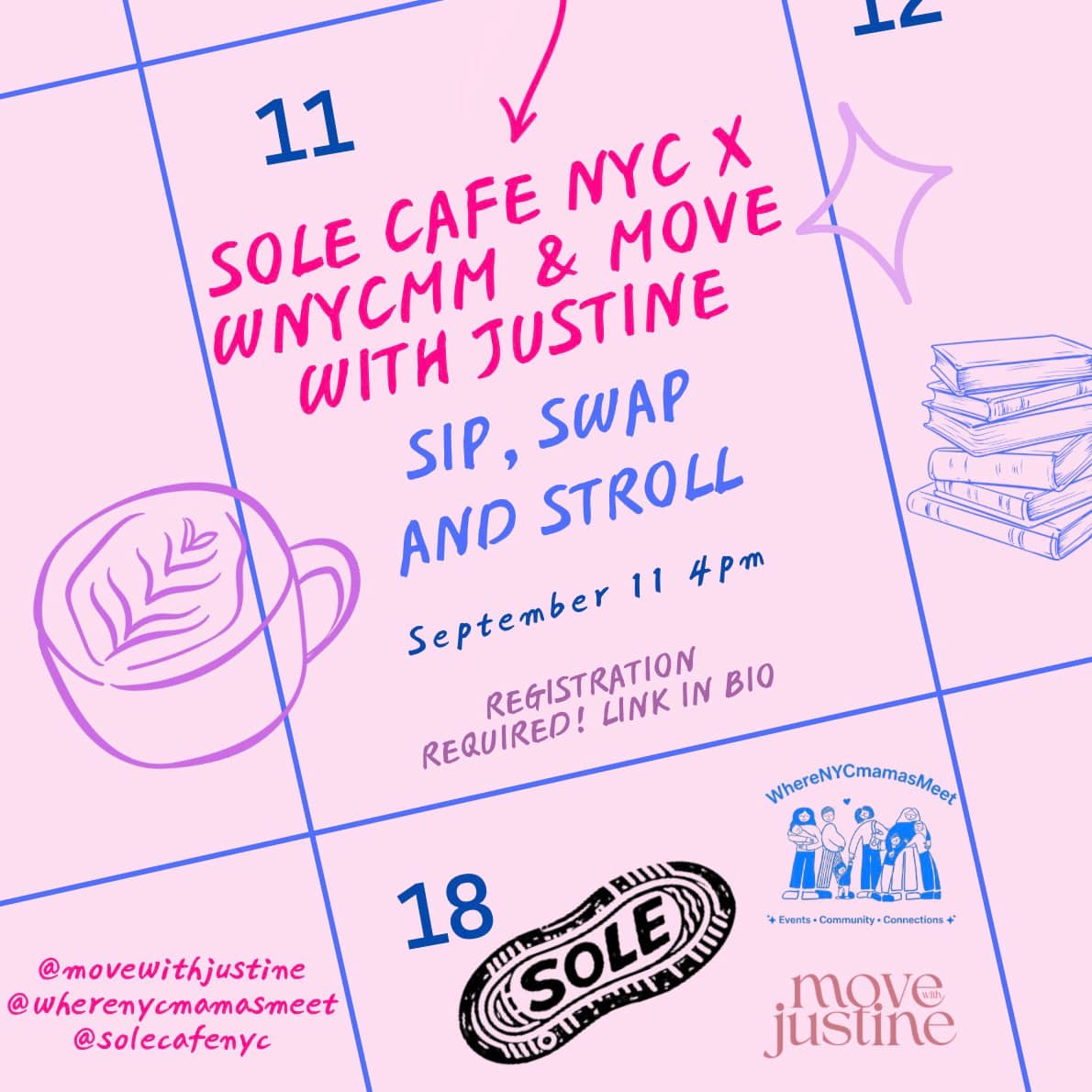 Sip, Swap And Stroll
