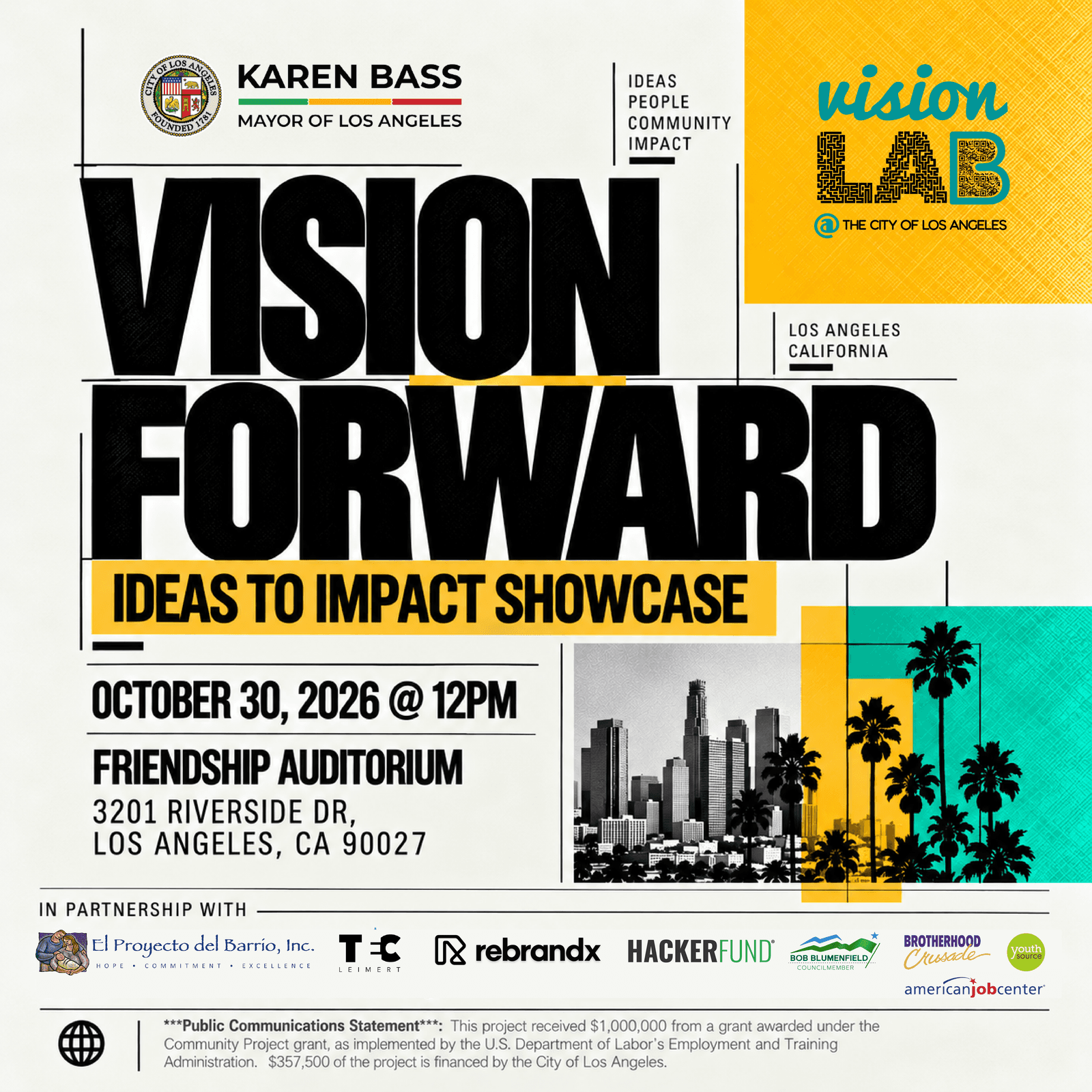 City of LA Vision Lab Showcase: Vision Forward