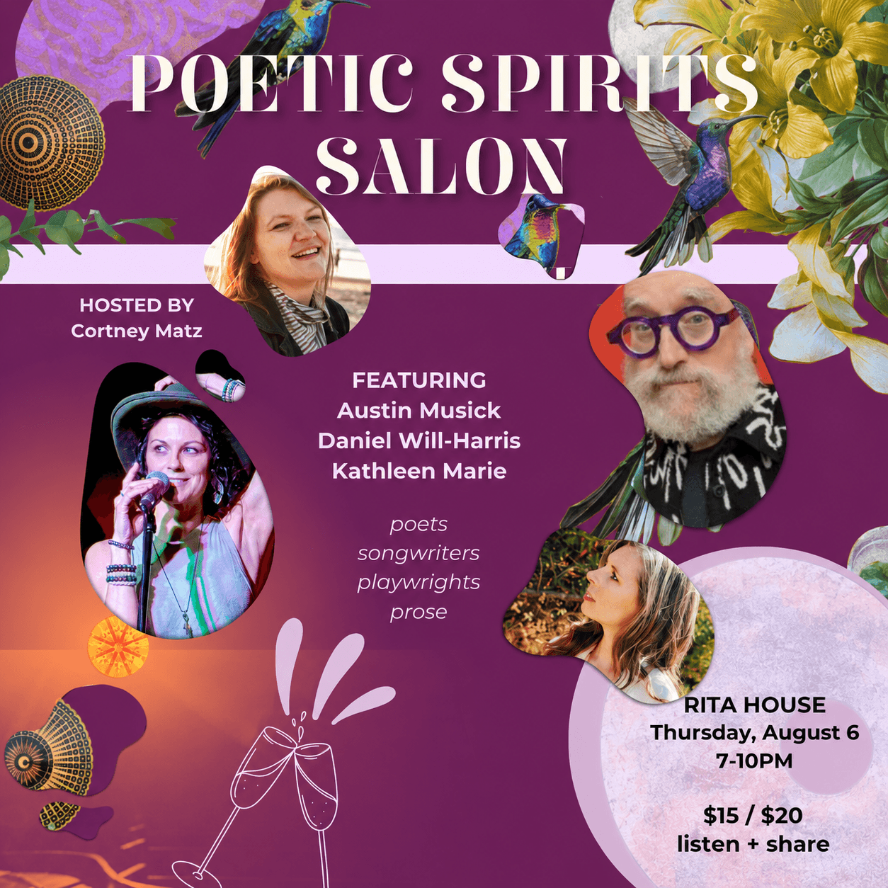 POETIC SPIRITS ~ Monthly Salon