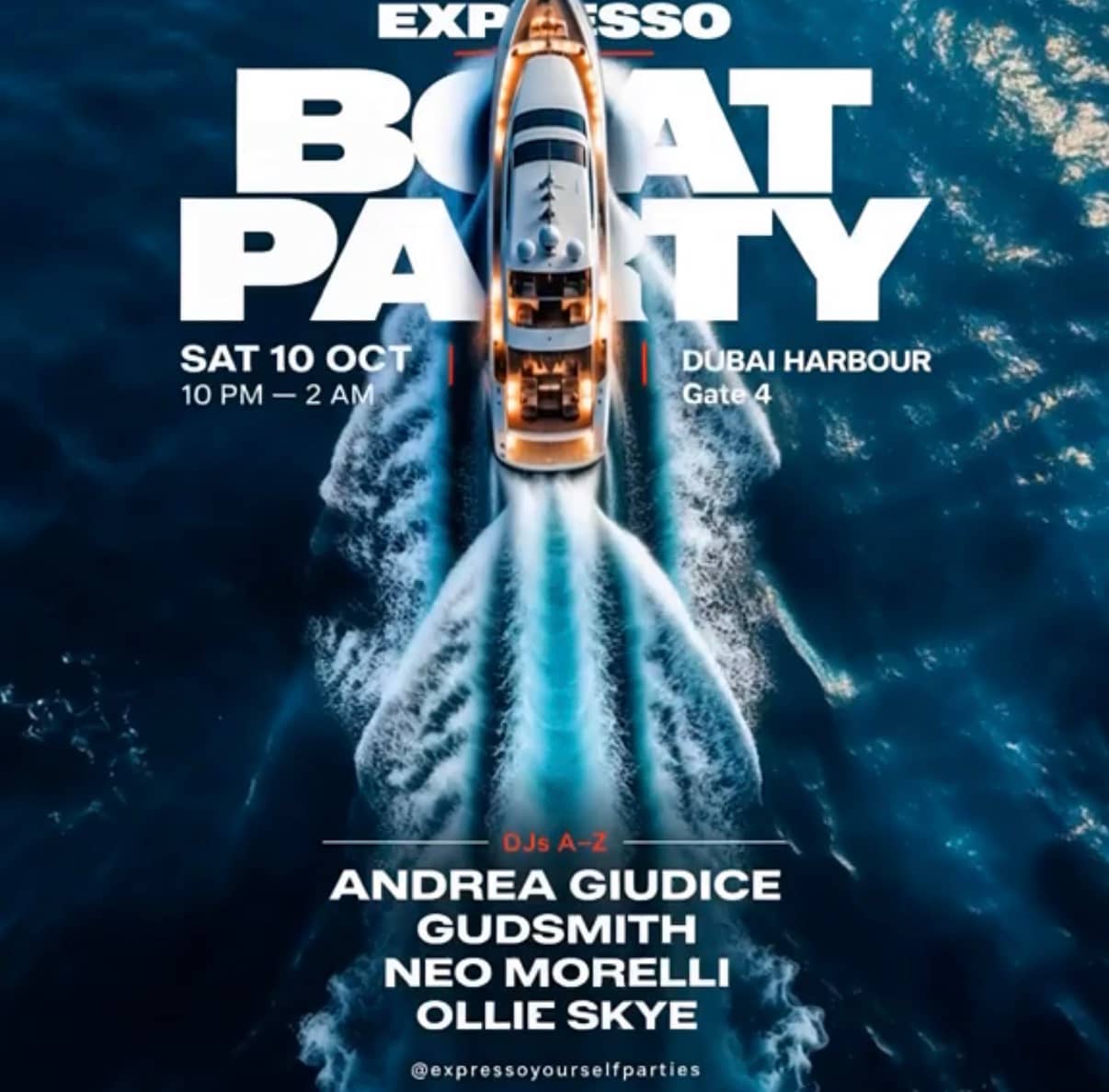 EXPRESSO ALL-WHITE YACHT PARTY IS BACK π’π€