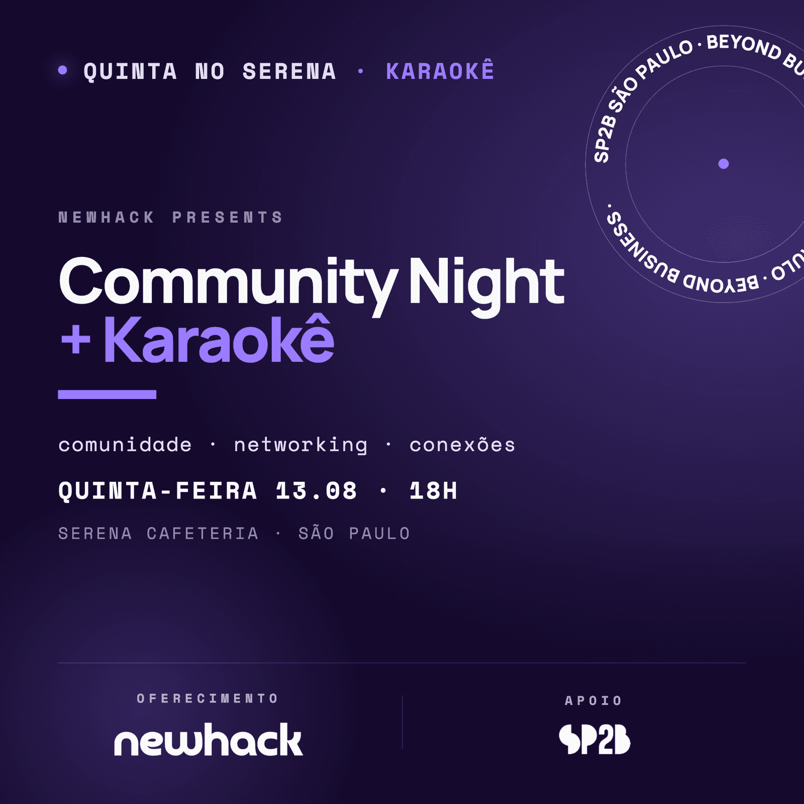 Community Night | Happy Hour & Karaoke