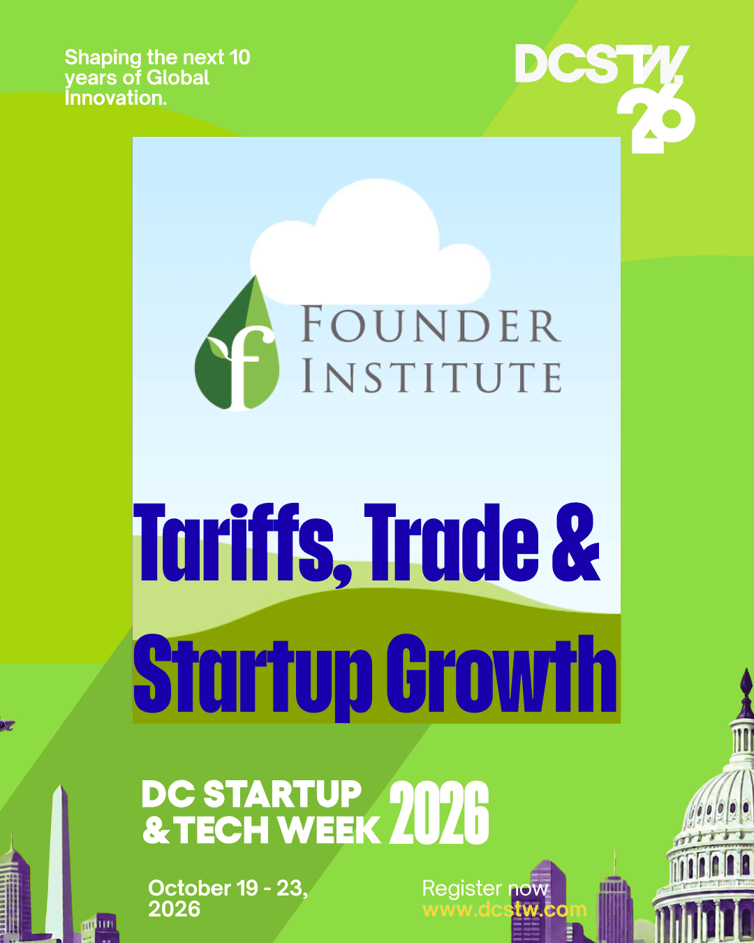 DCSTW Working Lunch - Tariffs, Trade & Growth: How Startups Navigate a Changing Global Market π