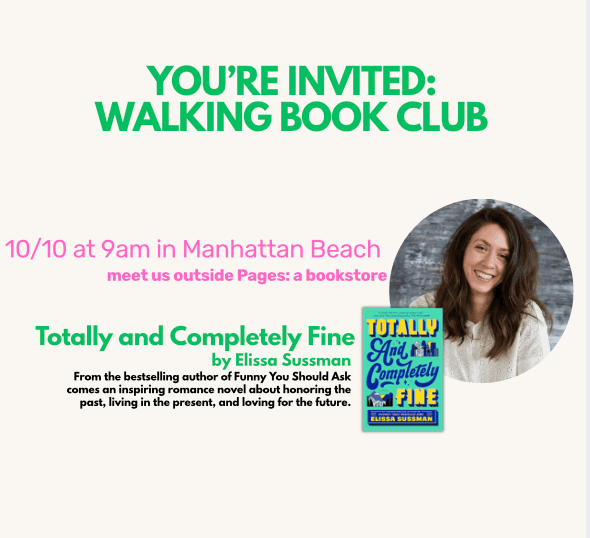 Manhattan Beach Walking Book Club with Elissa Sussman