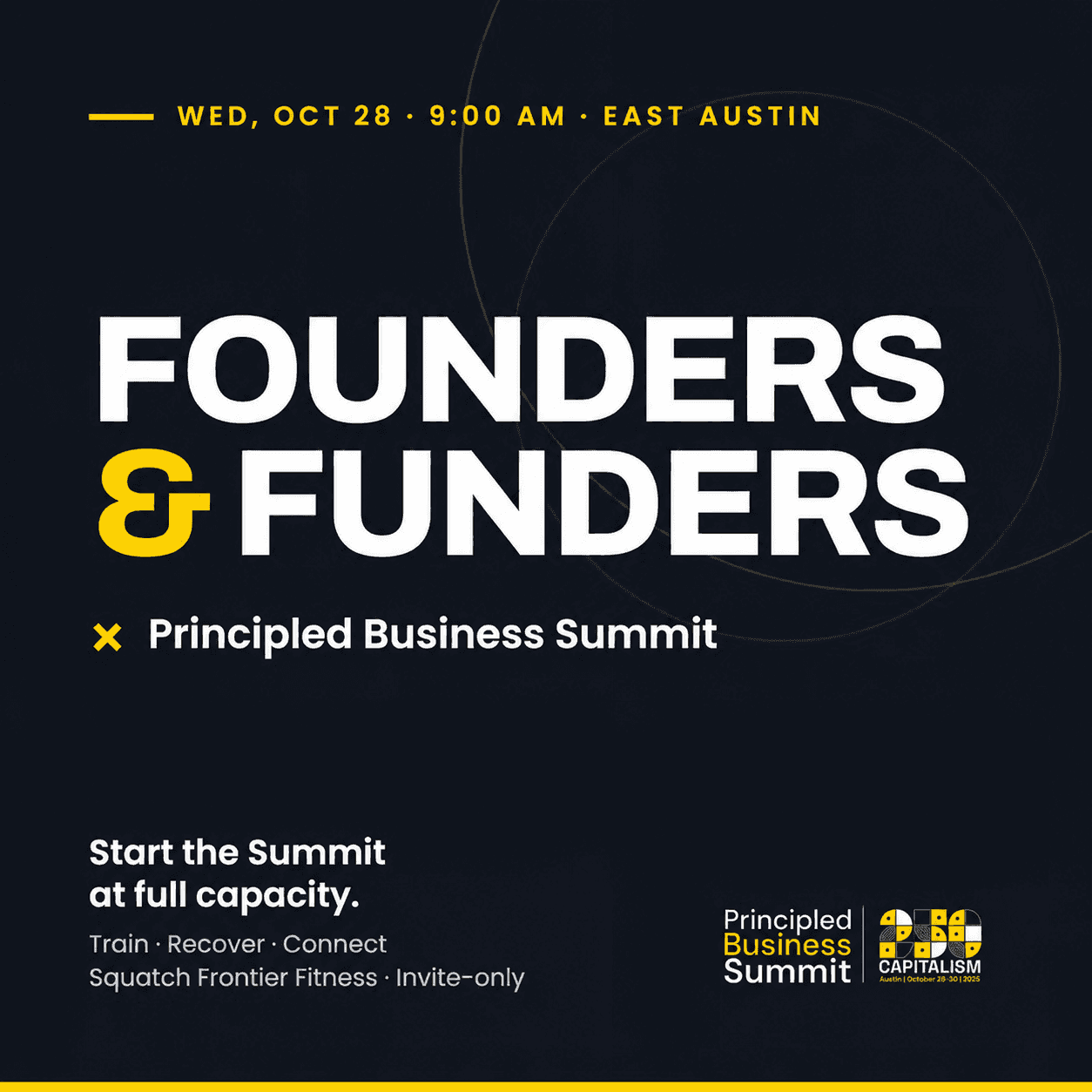 Founders & Funders × Principled Business Summit