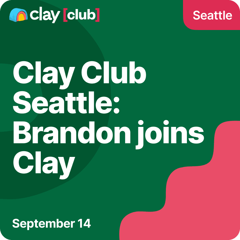 Clay in Seattle: Brandon joins Clay