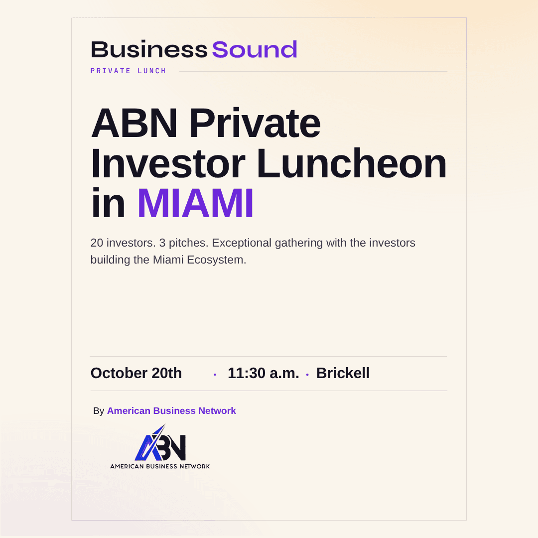Investor Luncheon in Miami by American Business Network