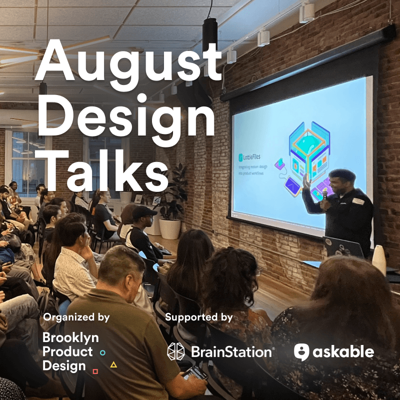 βοΈπ§βπ« August Design Talks with Daniela Ocana and Arix King π€π½