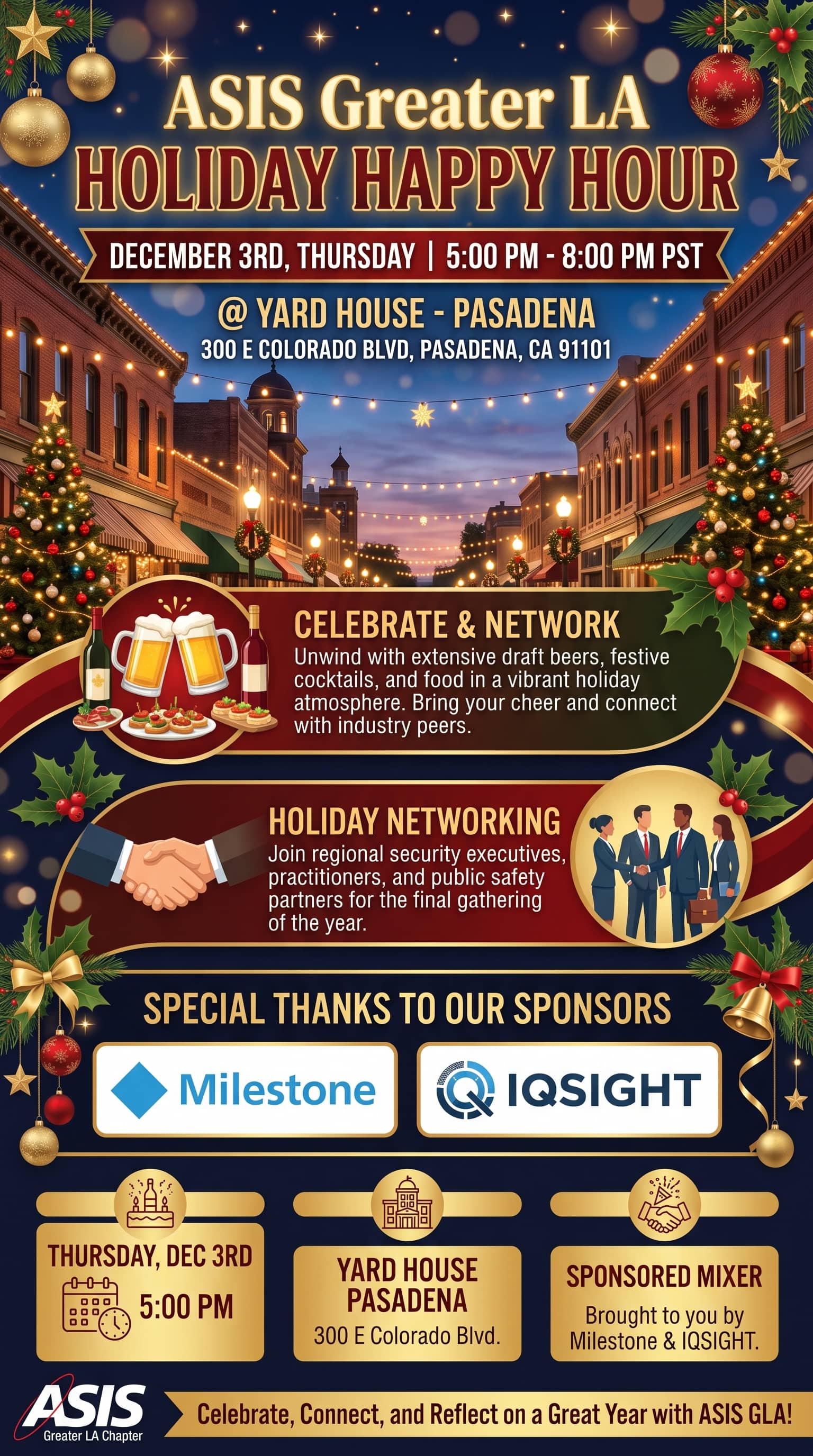 ASIS GLA Chapter: Holiday Happy Hour