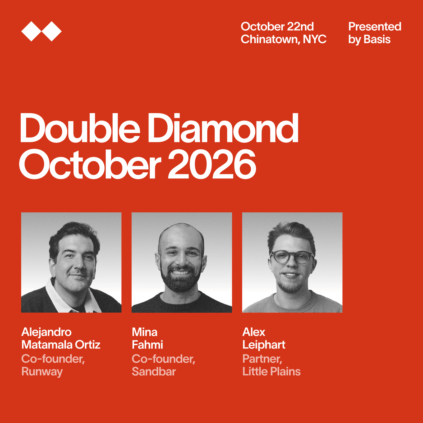 Double Diamond ⬩ October 2026