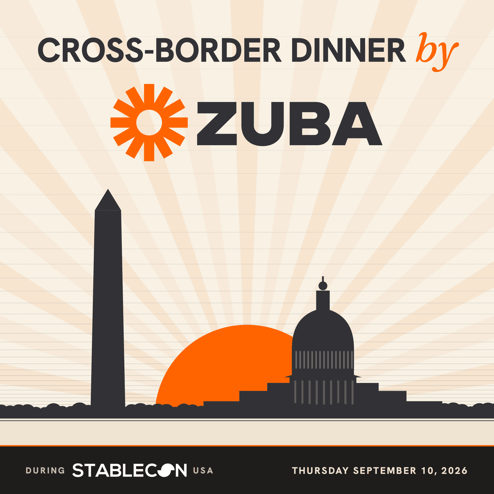 Cross-Border Dinner by Zuba