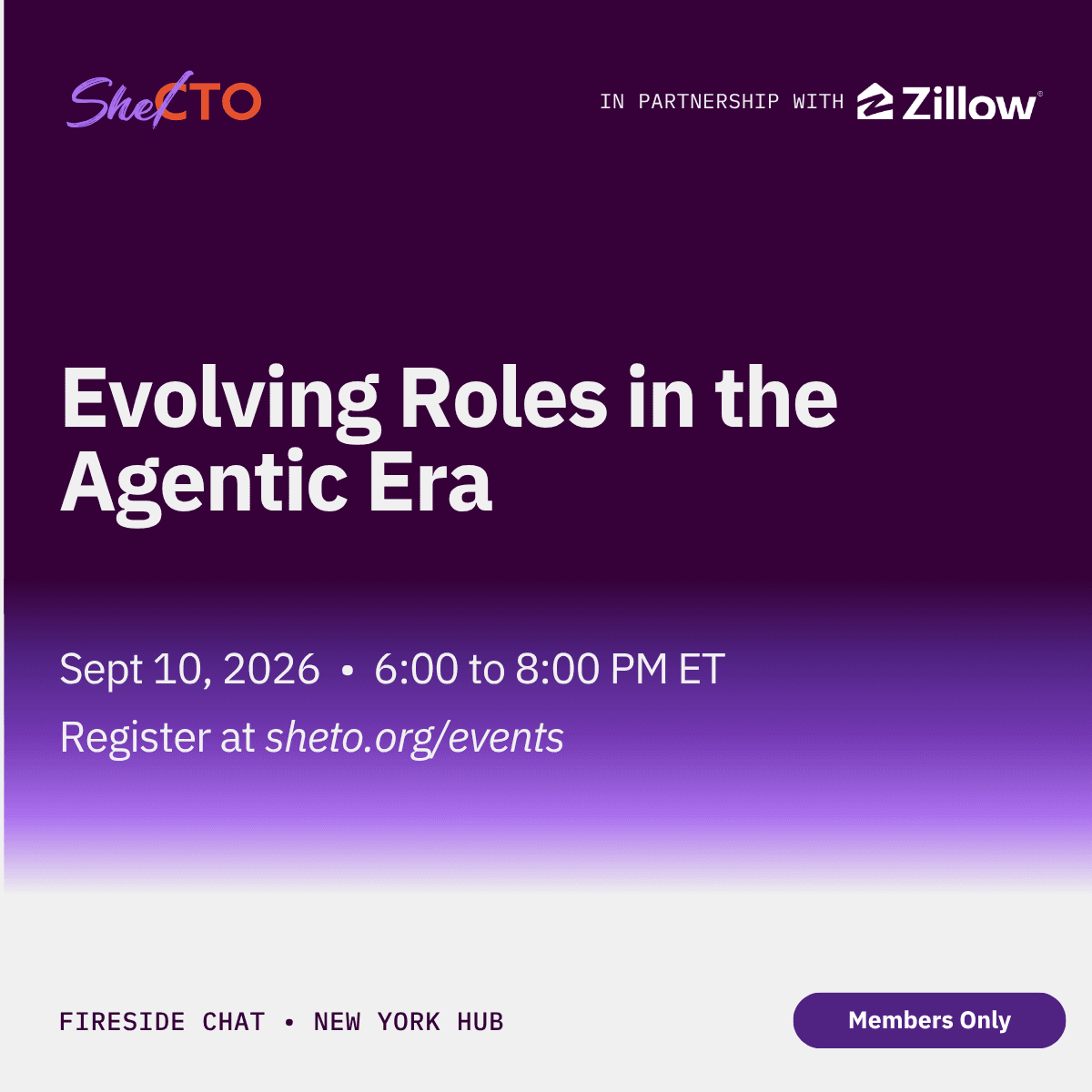 SheTO NYC Hub | Evolving Roles in the Agentic Era