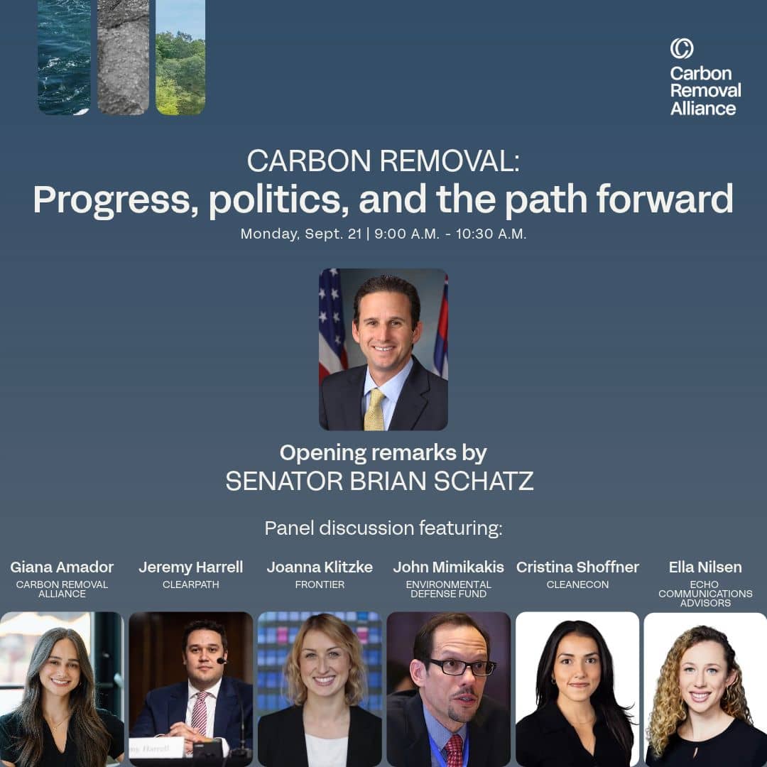 Carbon Removal: Progress, Politics, and the Path Forward