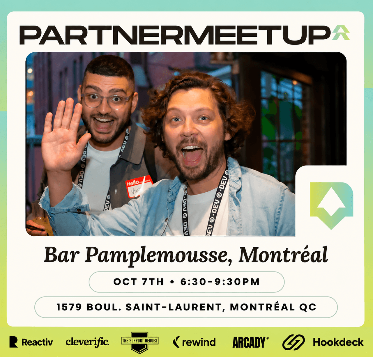 Montreal Partner Meetup: October
