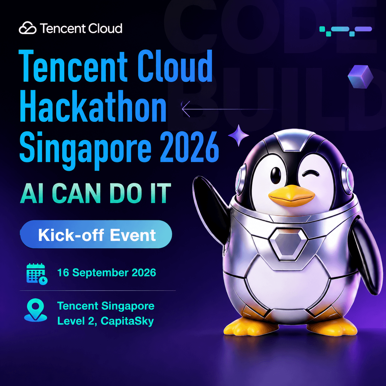 Tencent Cloud Hackathon 2026 Kick-off Event