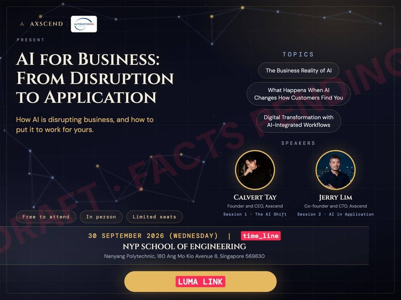 AI FOR BUSINESS:FROM DISRUPTION TO APPLICATION
