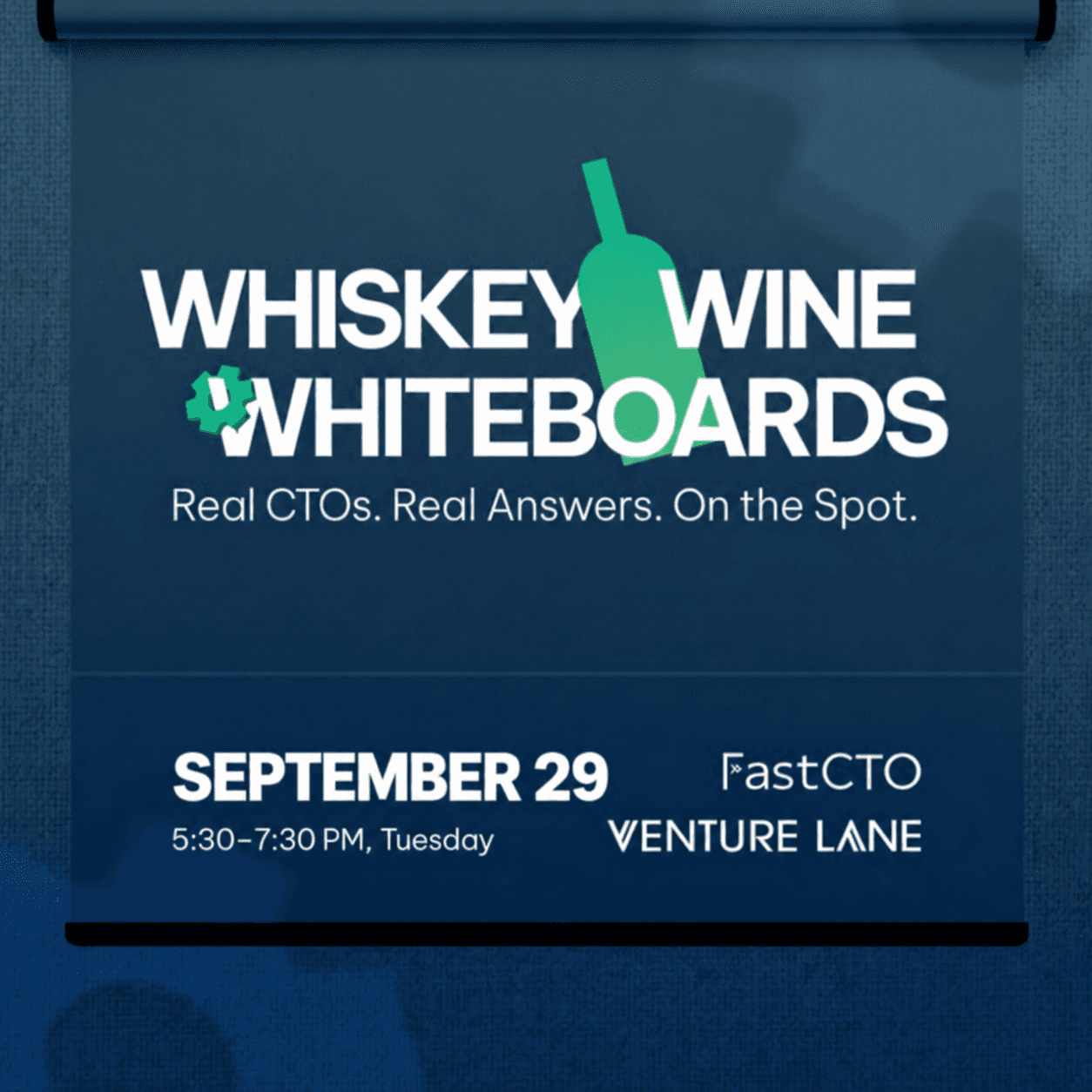 Whiskey, Wine & Whiteboards - September 29