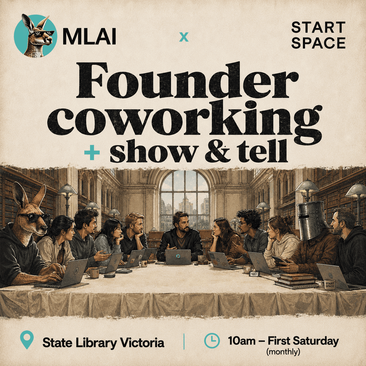 Melbourne | AI Founder Coworking Day x StartSpace
