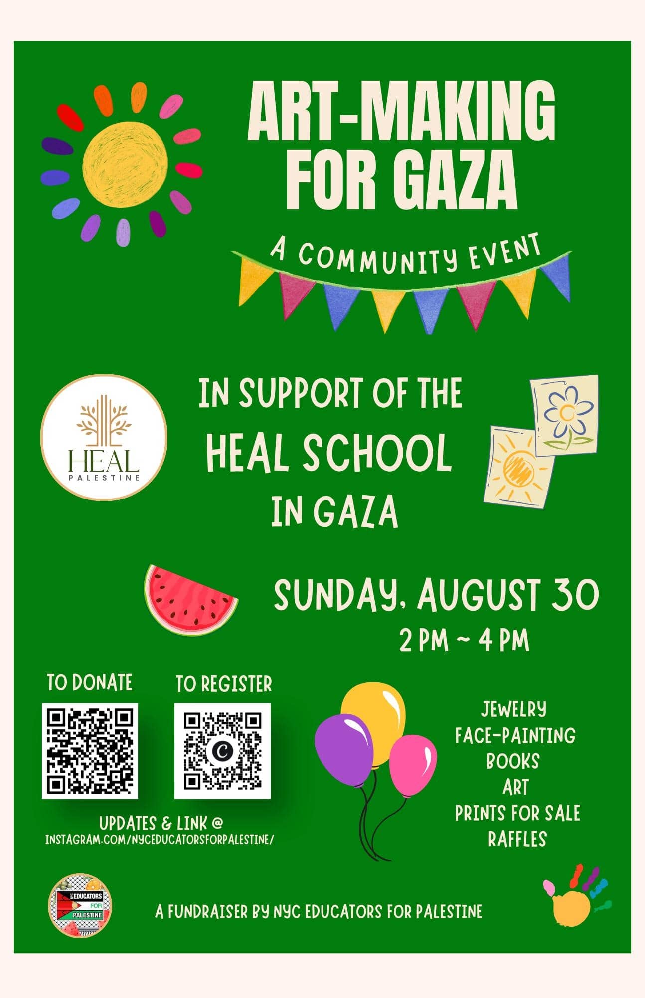 Art-Making for Gaza: A Community Event