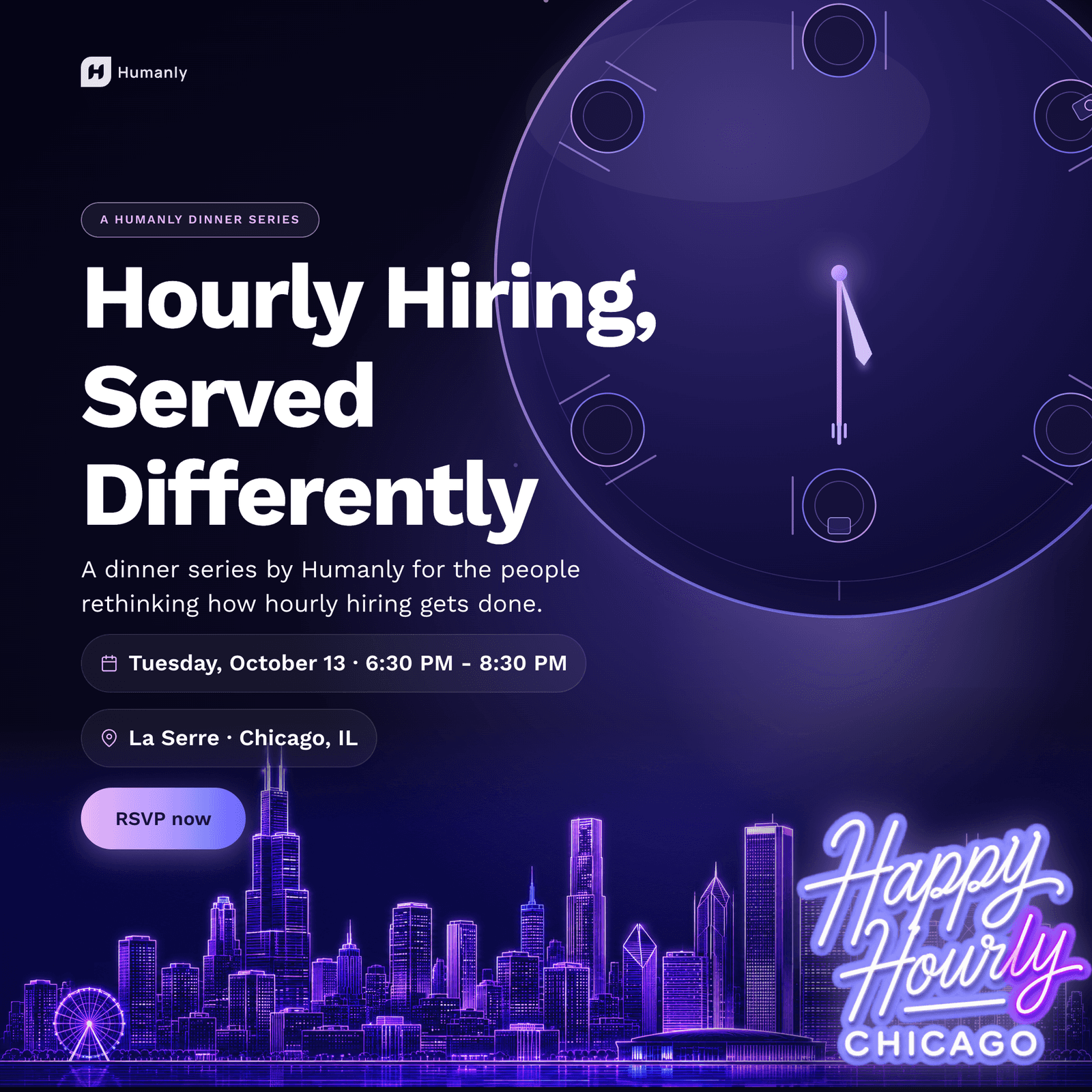 Happy Hourly - Chicago in Partnership with Onboarded