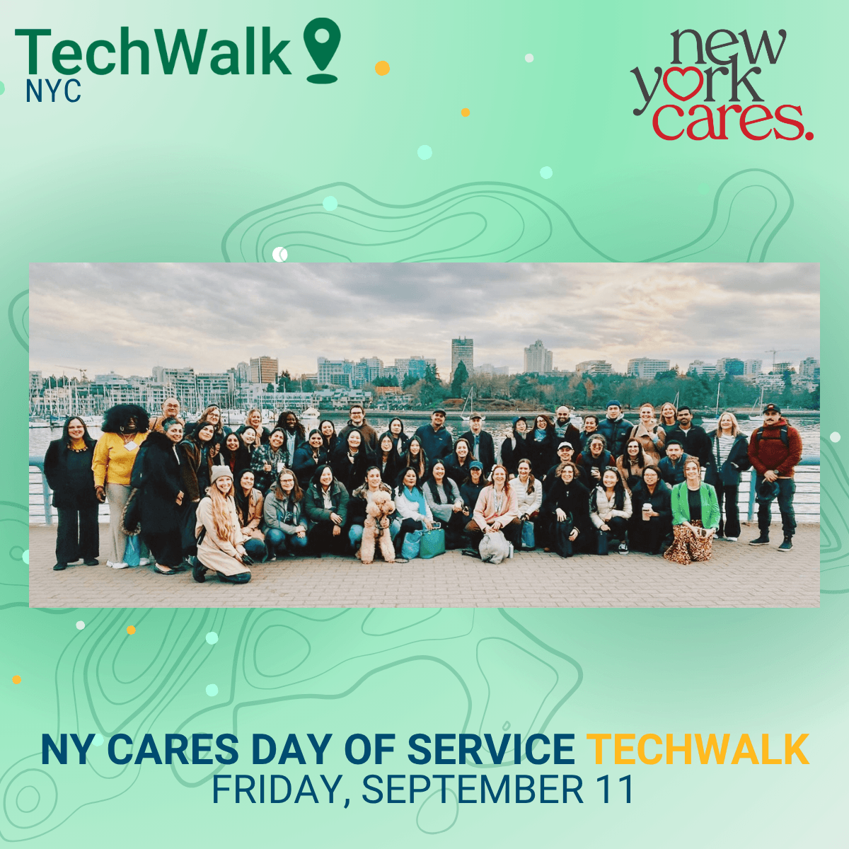 NY Cares Day of Service TechWalk | NYC, 9/11