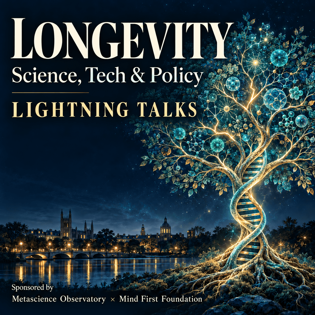 Longevity science, tech, and policy lightning talks!