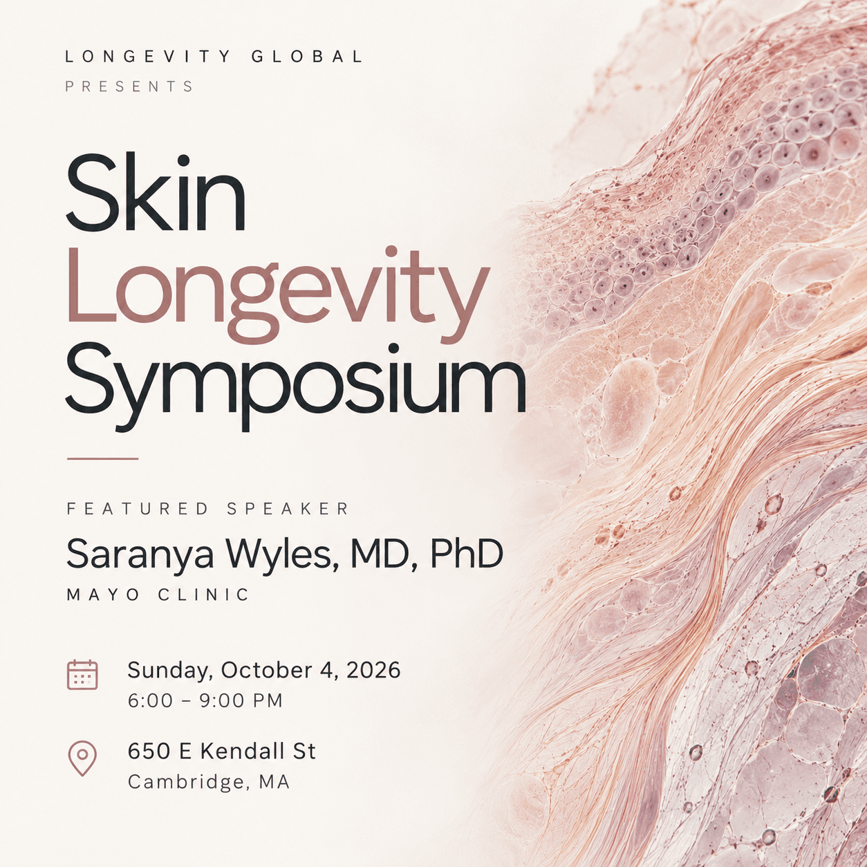 Skin Longevity Symposium