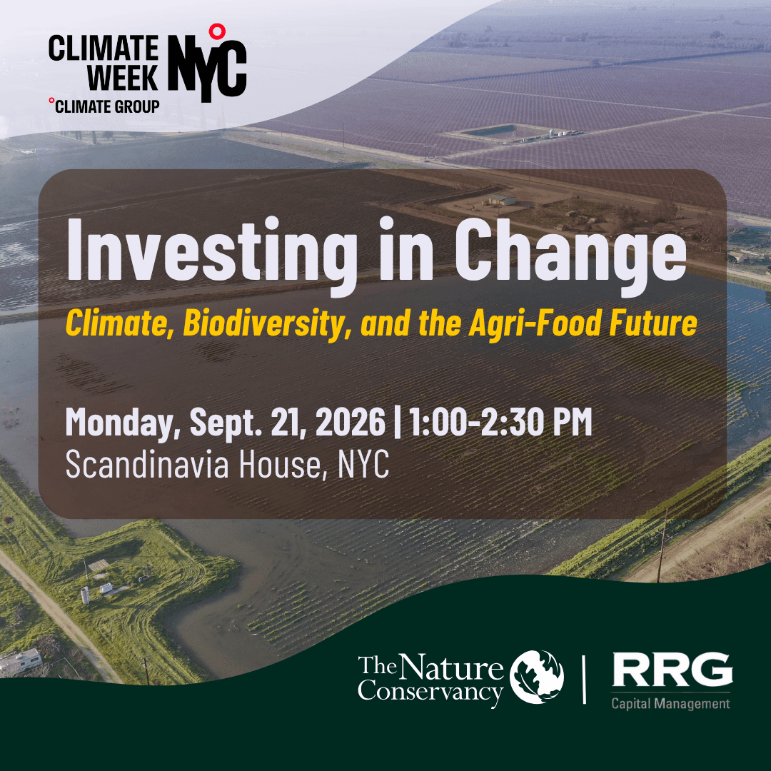 Investing in Change: Climate, Biodiversity, and the Agri-Food Future
