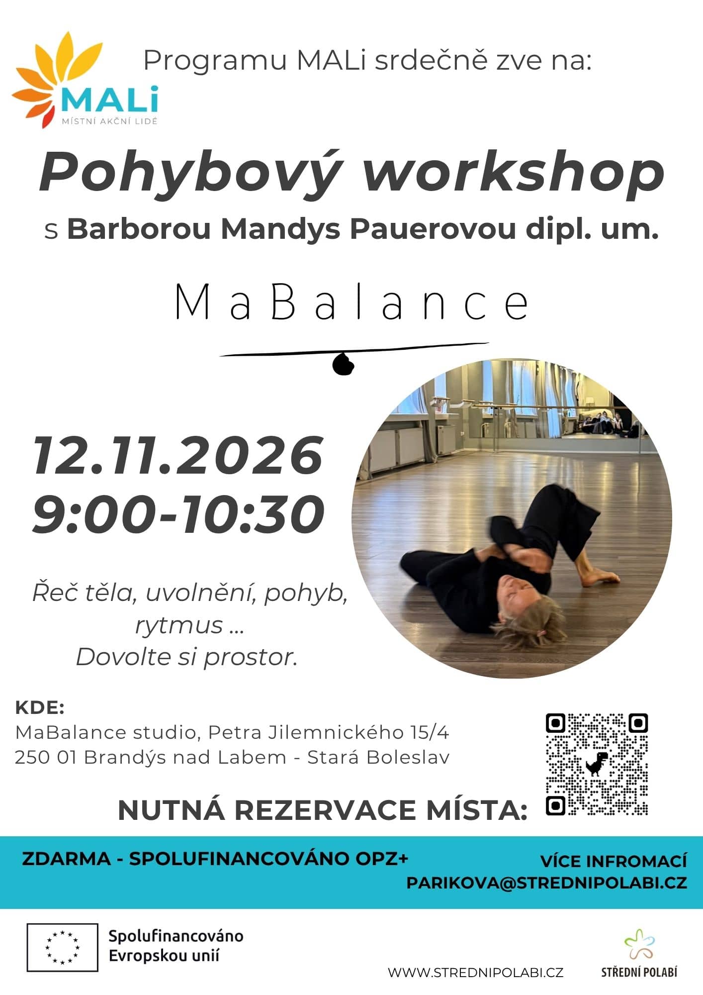 Pohybový workshop s Barborou Mandys