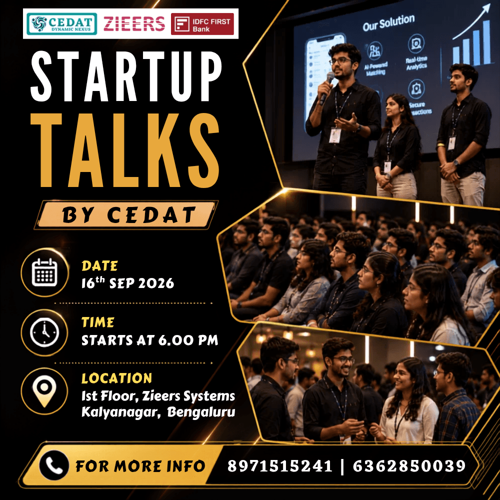 Startup Talks by CEDAT