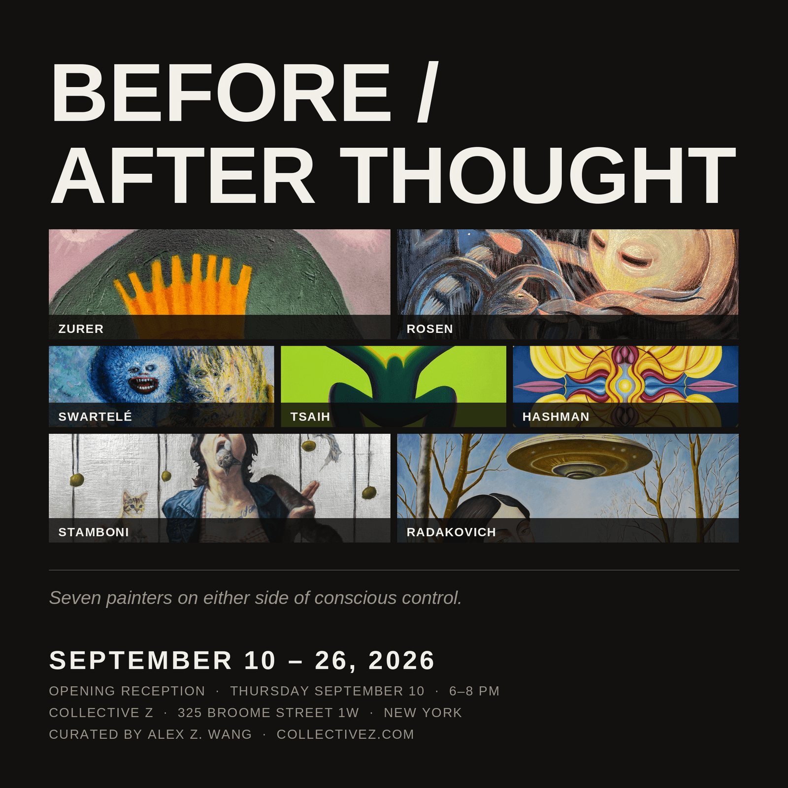 Before / After Thought — Surrealism Group Exhibition Opening Reception