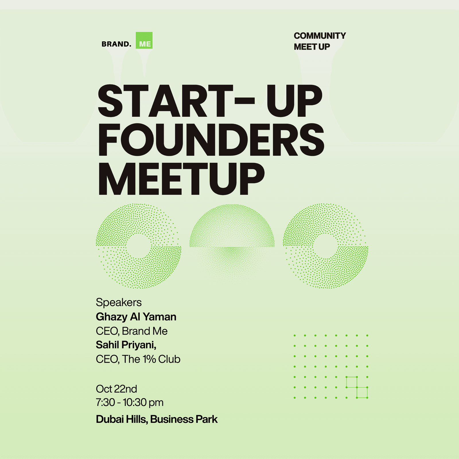 Start Up Founders - Brand Me Meetup