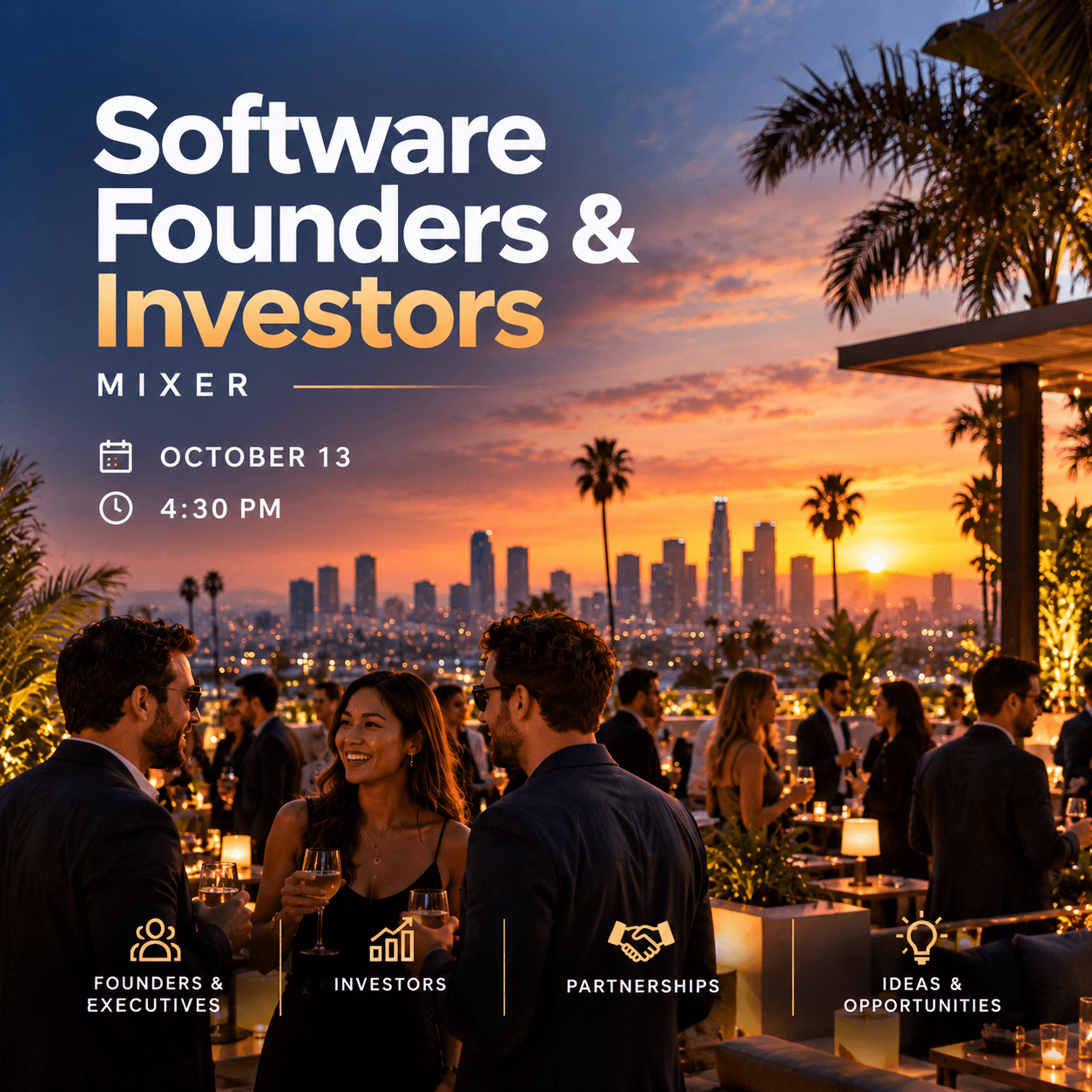 Software Founders & Investors — LA Rooftop Mixer