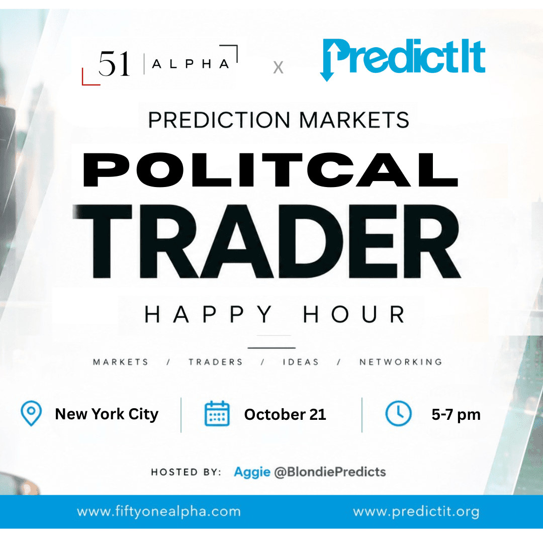 Prediction Markets Political Trader Happy Hour