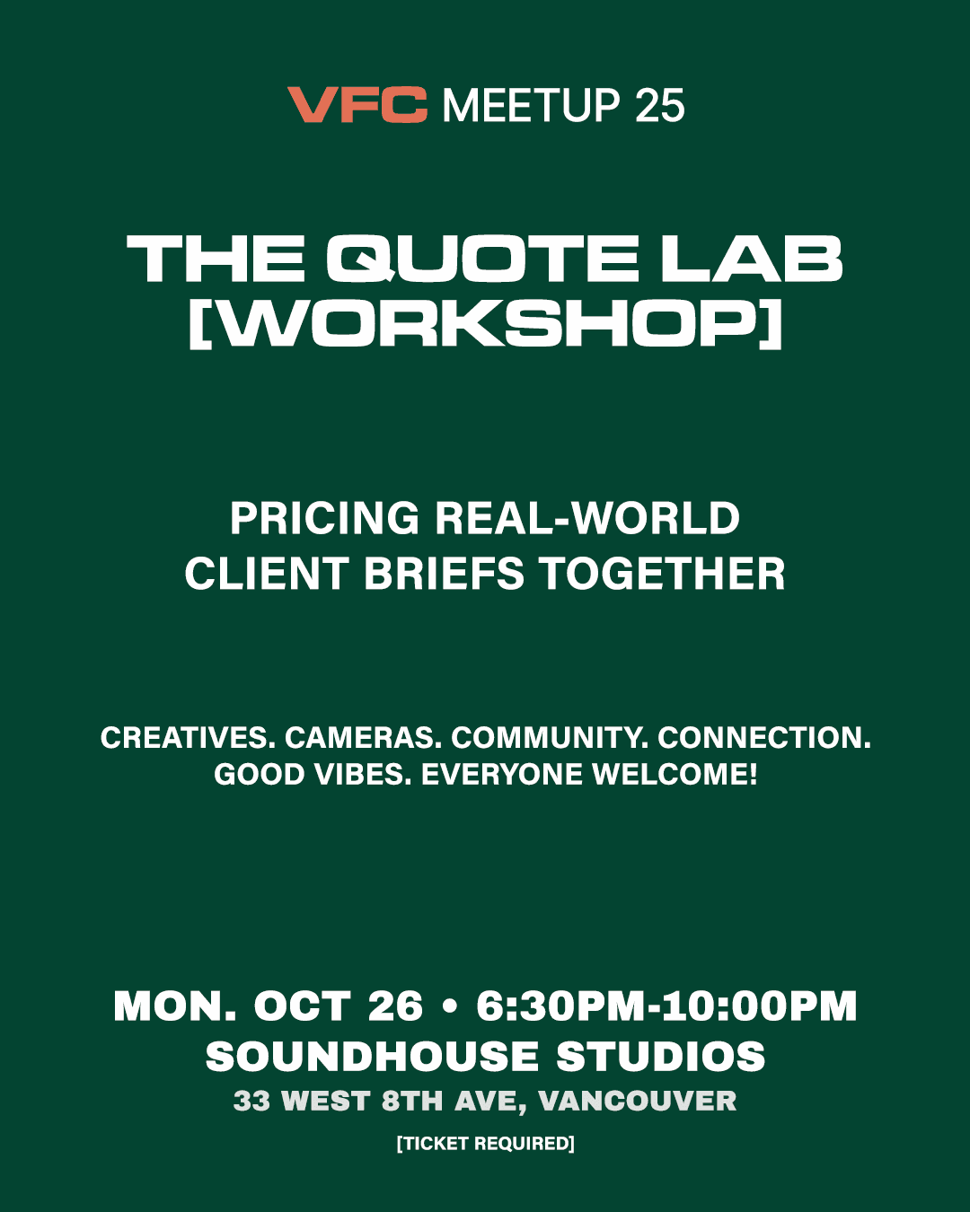 VFC 25: The Quote Lab - Pricing Real Briefs Together