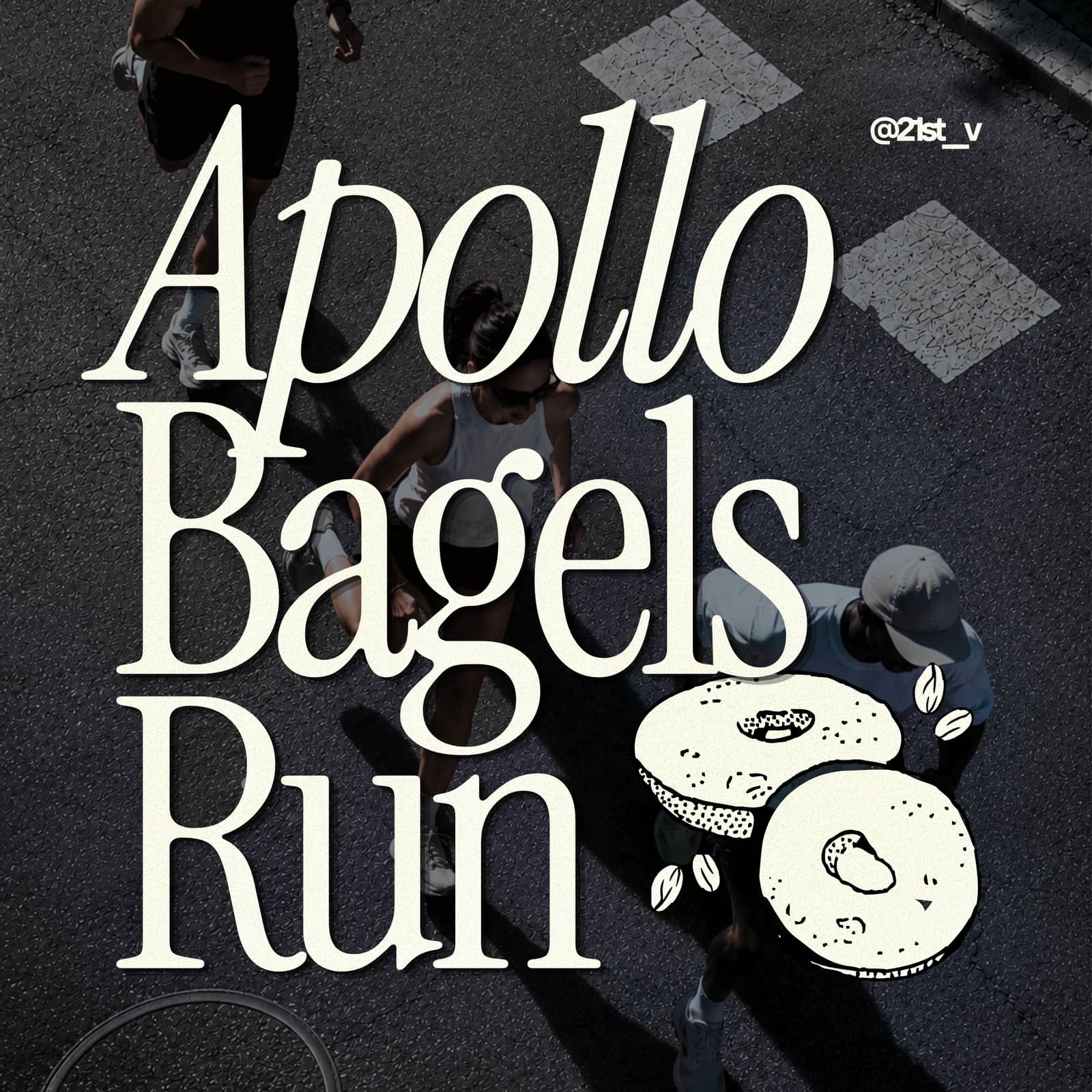 we run so we can eat apollo bagels