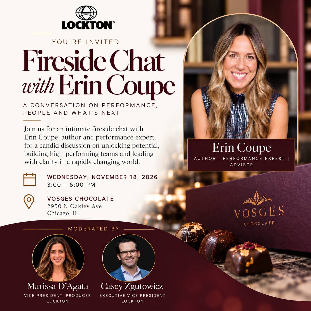 Lockton | Fireside Chat with Erin Coupe | Performance, People & What's Next
