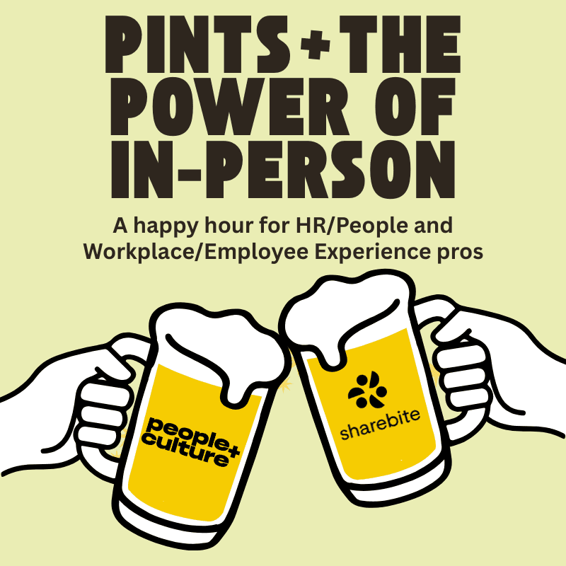 Pints + The Power of In-Person