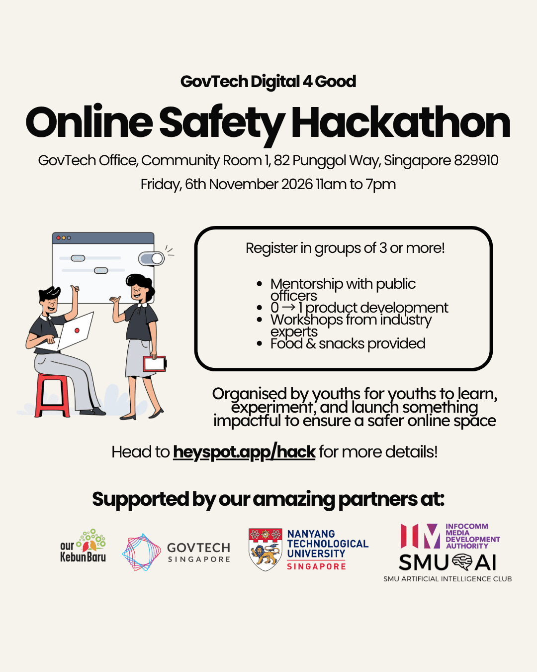 GovTech Digital4Good Online Safety Hackathon