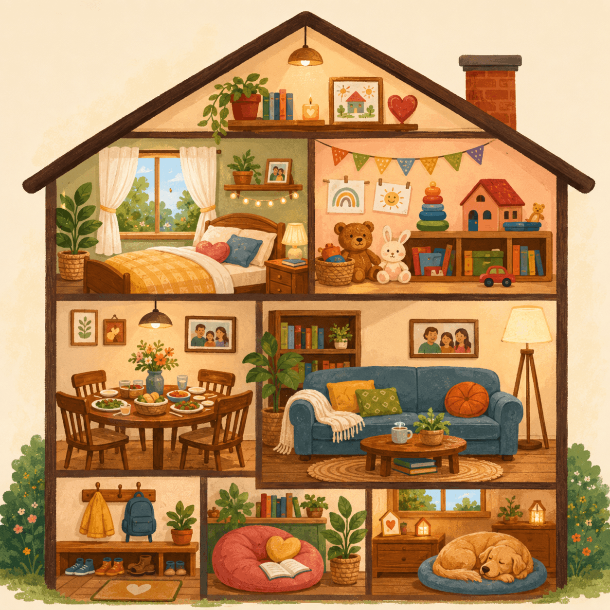 Parent-Child Art & Connection Workshop - Our Home