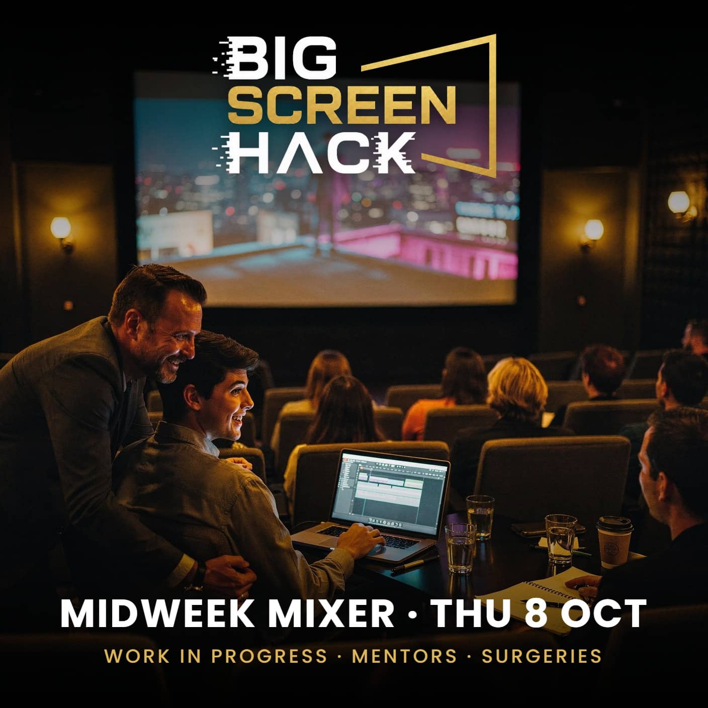 London Film Festival AI Film Meetup (BIG SCREEN HACK)