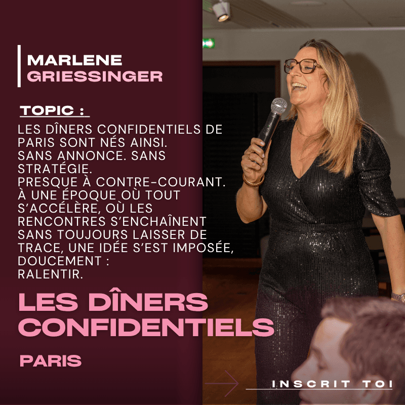 Les Diners confidentiels Paris