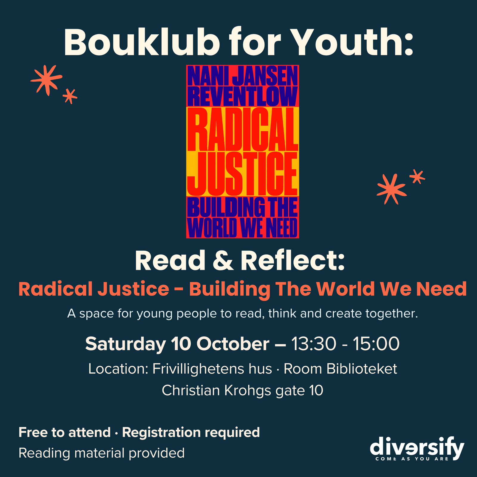 Bouklub For Youth: Read & Reflect - Radical Justice