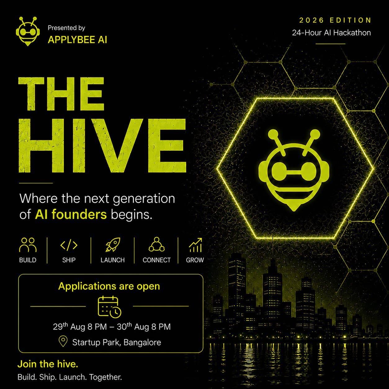 The Hive | ApplyBee Hackathon 2026 — AI Builder Sprint
