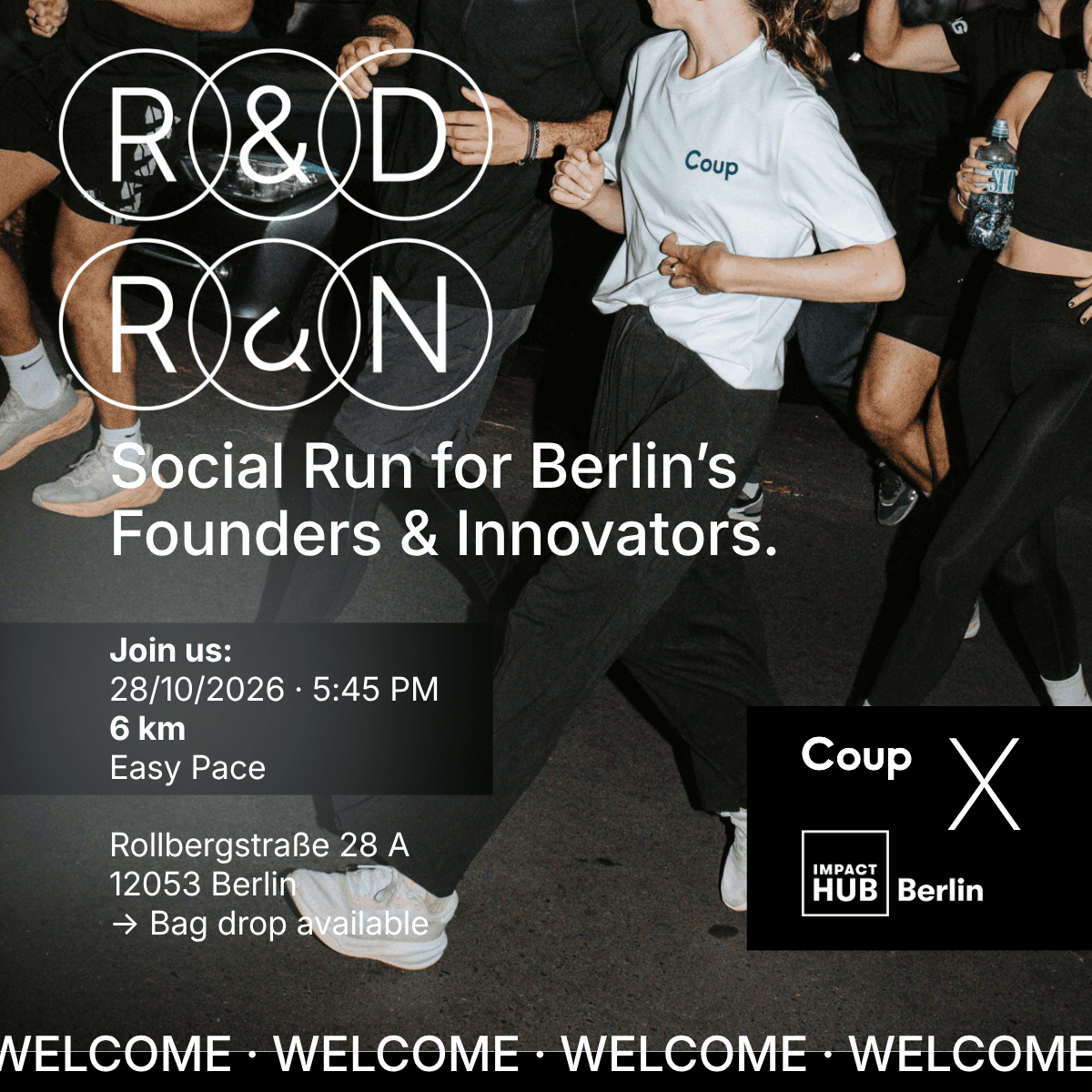 R&D Social Run | Coup x Impact Hub Berlin