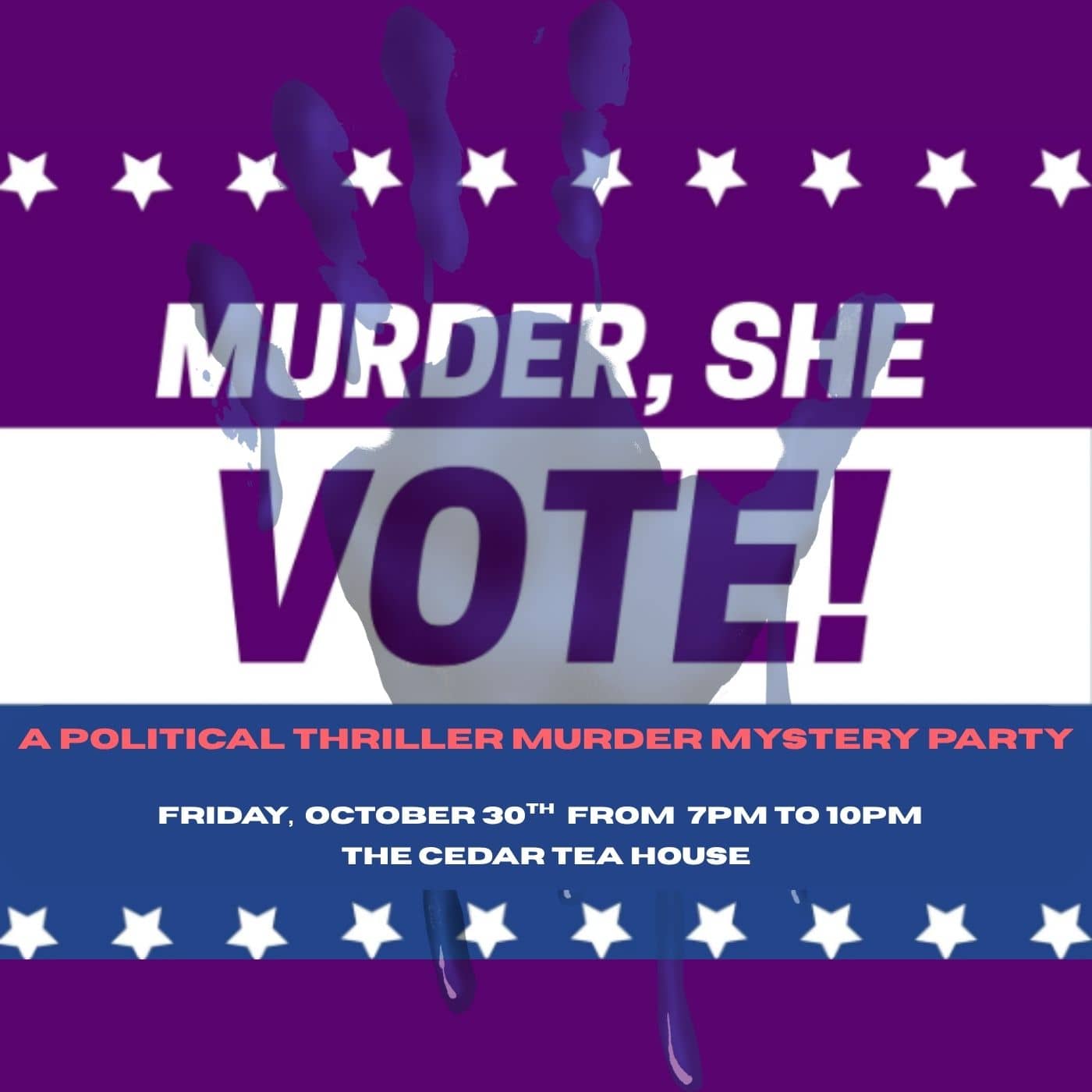 Murder, She Vote: A Political Thriller Murder Mystery Party