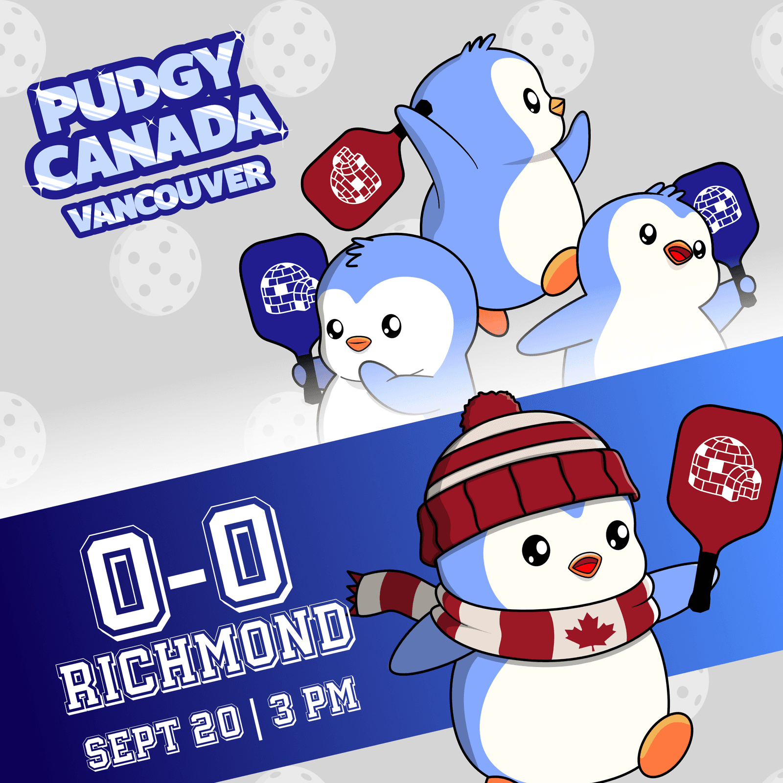 Pudgy Canada - Vancouver Pickleball